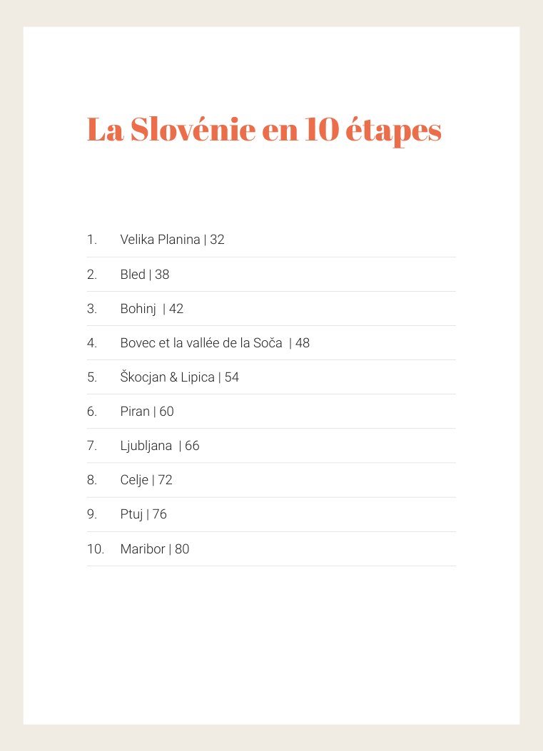 p. 27 — Les dix étapes, à piocher et à composer soi-même